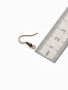 Швензы для сережек-крючки с бусиной (набор 5 пар), цвет бронзы - Фото 3