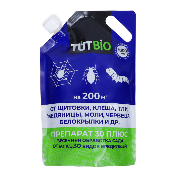 Средство от колорадского жука и вредителей Препарат 30 Плюс, 1 л - Фото 1