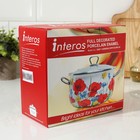 Кастрюля эмалированная «Пион», 2.1 л, стеклянная крышка, индукция - Фото 7