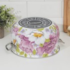 Кастрюля эмалированная «Пион», 5.7 л, стеклянная крышка, индукция - Фото 3