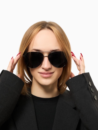 Очки солнцезащитные OneSun, UV 400, линза 6×6.5 см, дужка 12.5 см, ширина 14 см