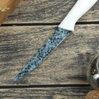 Нож кухонный с антиналипающим покрытием Доляна «Мрамор», лезвие 12,5 см - Фото 2