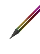 Карандаш чернографитный, НВ, заточенный, корпус радуга, голография, со стразой 1963299