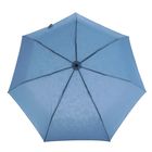 Зонт автоматический "Цветочные сплетения", облегчённый, R=46см, цвет голубой - Фото 1