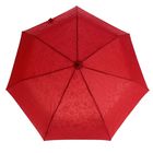 Зонт автоматический "Цветочные сплетения", облегчённый, R=46см, цвет красный - Фото 1