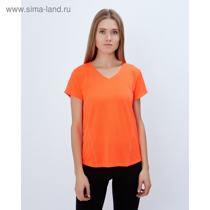 Спортивная футболка ONLITOP Summer orange размер 40-42, цвет оранжевый - Фото 1