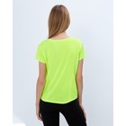 Спортивная футболка ONLITOP Summer yellow размер 42-44, цвет желтый - Фото 3