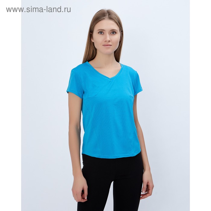 Спортивная футболка ONLITOP Summer размер 46-48, цвет синий - Фото 1