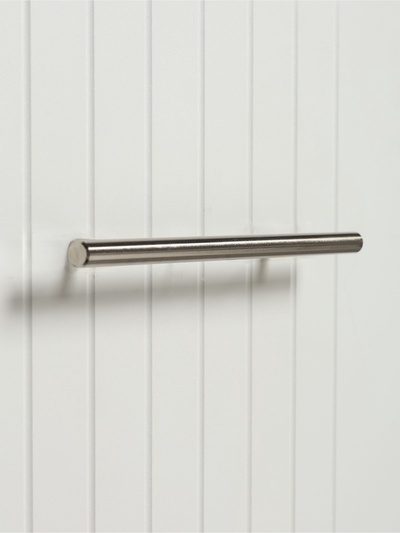 Ручка-рейлинг, d=10 мм, м/о 128 мм, цвет сатиновый никель