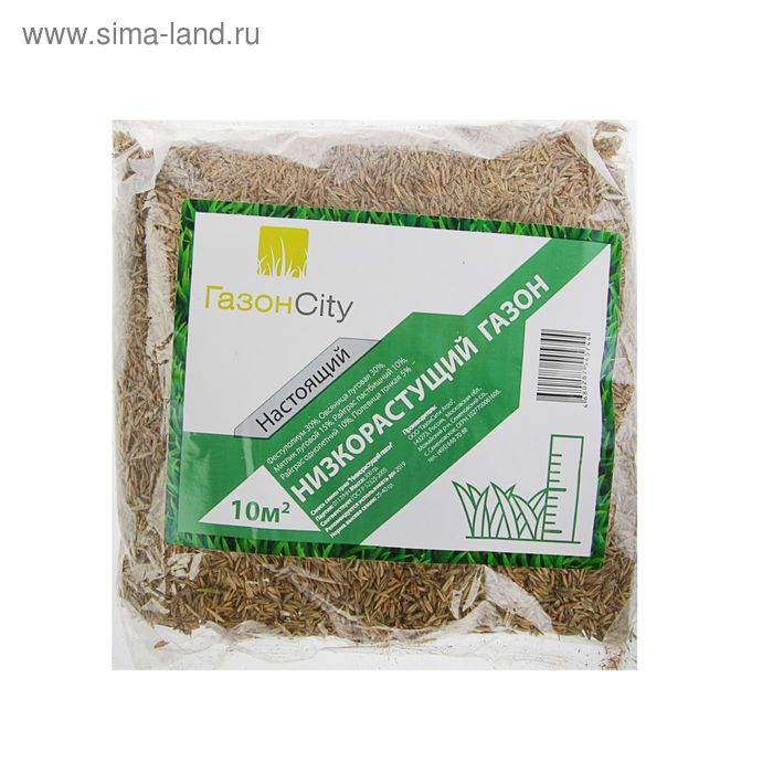 Семена газона "ГазонCity", "Настоящий Низкорастущий", 0,3 кг - Фото 1