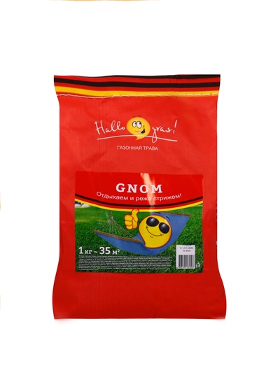 Семена газонной травы Gnom Gras, 1 кг