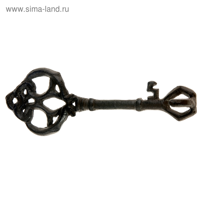 Крючок декоративный "Ключ резной" 16х5,5 см - Фото 1