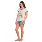 Комплект женский (футболка, шорты) ТК-299 МИКС, р-р 46 - Фото 3