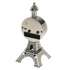 Часы - будильник настольные «Эйфелева башня», дискретный ход, d=6.5 см, 19×8.5 см, АА - Фото 4