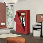 Шкаф для одежды 75×46×160 см, цвет красный - Фото 4