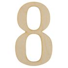 Заготовка для творчества цифра 8, высота 10 см - Фото 1