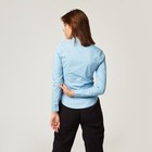 Рубашка женская с рельефами, размер 44, голубой,хлопок 100% - Фото 4
