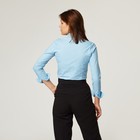 Рубашка женская с рельефами, размер 44, голубой,хлопок 100% - Фото 8