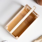 Кашпо деревянное 24.5×13.5×9 см "Двушка Лайт", двухреечное, натуральный Дарим Красиво - Фото 6