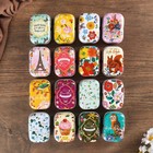 Шкатулка металл "Красочные картинки" МИКС 2,5х5,5х4 см - Фото 5