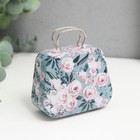 Шкатулка металл сумочка "Цветочная" МИКС 5,5х7х3 см - Фото 5