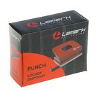 Дырокол до 20 листов, Lamark Metallic, с линейкой, светло-зелёный - Фото 2