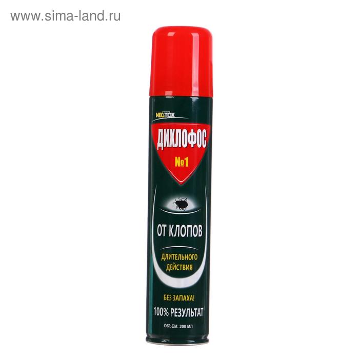 Средство инсектицидное от клопов "Дихлофос №1" Неотокс, без запаха, аэрозоль, 200 мл - Фото 1