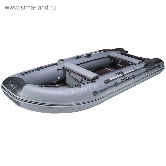 Лодка моторная «Адмирал-375 S», грузоподъёмность 550 кг, 4х местная, серия Sport, серый - Фото 1