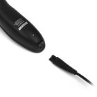 Электробритва Centek CT-2170, 3 Вт, роторная, 3 плавающие головки, черно-голубая - Фото 5