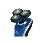 Электробритва Centek CT-2170, 3 Вт, роторная, 3 плавающие головки, черно-голубая - Фото 9