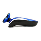 Электробритва Centek CT-2170, 3 Вт, роторная, 3 плавающие головки, черно-голубая - Фото 10