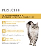 Сухой корм Perfect Fit для чувствительных кошек, индейка, 650 г - Фото 4