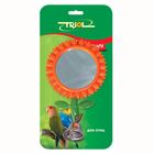 Зеркало-подсолнух для птиц Triol с колокольчиком, 8×17.5 см - Фото 2