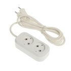 Удлинитель UNIVersal Е-202, 2 розетки, 2 м, ПВС 2х0.75, 10 А - Фото 1