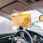 Солнцезащитный козырек в авто, пластик, жёлтый, 30×13 см, 2 визора - Фото 3