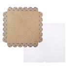 Коробка для кондитерских изделий с PVC крышкой "Вкусности", 21 х 21 х 3 см - Фото 4