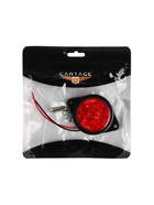 Габаритный фонарь светодиодный, 12 В, красный, пластик - Фото 7