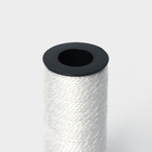 Нить крученая, 2-х прядная, ПП, d=1.3 мм, 50 м, белая - Фото 2