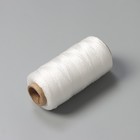 Нить крученая Доляна, 2-х прядная, ПП, d=1.3 мм, 200 м, белая - Фото 2