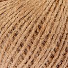 Шпагат джутовый, скрученный d=1.5 мм, 60 м, цвет натуральный - Фото 2