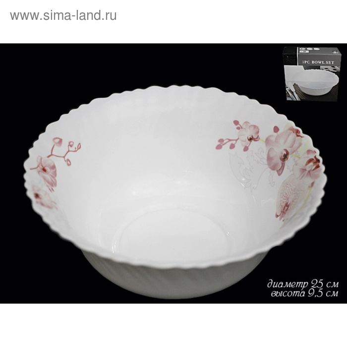 Салатник Lenardi «Орхидея» - Фото 1