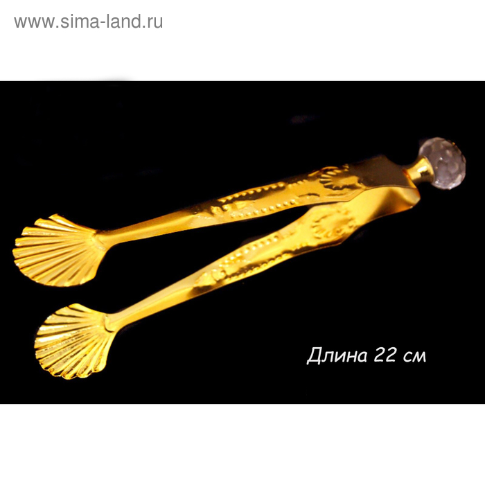 Щипцы Lenardi, цвет золотистый - Фото 1
