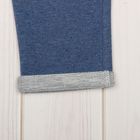 Комплект для девочки (толстовка, брюки), рост 110-116 см, цвет синий меланж 284-М - Фото 6