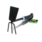 Мотыжка комбинированная, длина 30 см, 3 зубца, пластиковая ручка, Greengo - Фото 3