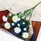 Цветы искусственные "Гвоздика кустовая" 60 см, белый - Фото 1
