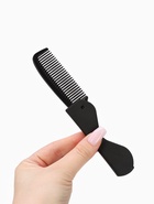 Расчёска складная, 17.5×3 (±1) см, чёрная - Фото 2