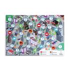 Настольная игра «ОБЖ для детей: ПДД для юных пешеходов», 60 карт, 6 фишек, игровое поле, кубик, 6+ - Фото 3