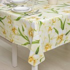 Клеёнка на стол Доляна, на нетканой основе, ширина 137 см, общая толщина 0.19 мм, рулон 20 м - Фото 2