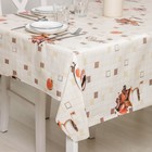 Клеёнка на стол Доляна, на нетканой основе, ширина 137 см, толщина 0.8 мм, рулон 20 м - Фото 2