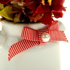 композиция мини стиль 14*8 см бантик бусинка розы - Фото 4